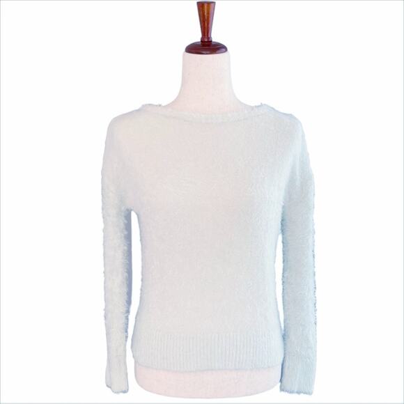 GELATO PIQUE Super Soft Fuzzy Pale Mint Green Sweater OS (fits like S) - Picture 1 of 6